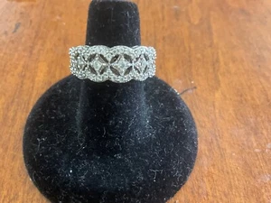 Judith Ripka Sterling Silver 925 CZ Ring Size 6 Thailand - Picture 1 of 5