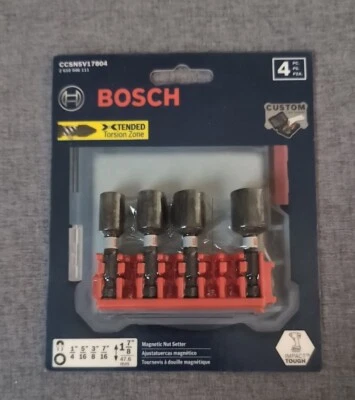 BOSCH IMPACT/ DRILL BIT SET MAGNETIC NUT SETTER CCSNSV17804  - Image 1 of 4