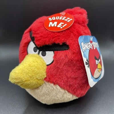 "Felpa Angry Birds Rovio Red Bird 5"" 2010 con sonido"  Foto 1 de 4