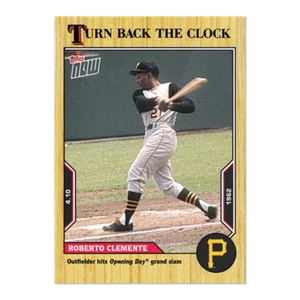22 MLB TOPPS NOW Turn Back The Clock #11 ROBERTO CLEMENTE PITTS PIRATES PRESALE - Picture 1 of 2
