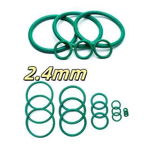 Cross Section O Rings FKM rubber 7-90mm OD Oil Resistant Seals 2.4mm - Picture 1 of 5