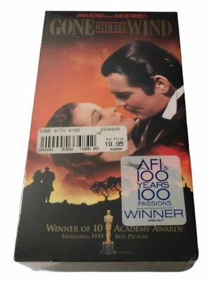 GONE WITH THE WIND VHS video tape FACTORY SEALED Seal Store Hype Sticker classic - Image 1 of 4
