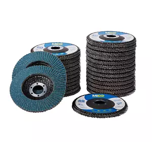 25 Pack Flap Discs 4.5 X 7/8 Grinding Wheel T29 Flapper Wheel for Die Angle US - Picture 1 of 10