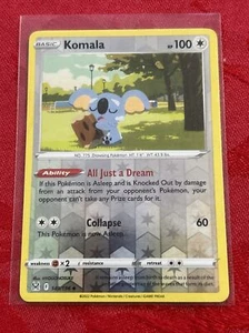 Pokemon Lost Origin - Komala - 149/196 - REVERSE Holo - M/NM - Picture 1 of 7