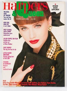 YOHJI YAMAMOTO Workers For Freedom BILLIE WHITELAW Harpers & Queen 1986 February - Picture 1 of 2