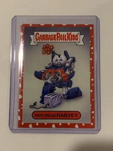 2022 Garbage Pail Kids GPK Valentine's Disgusting Dating Hot Head Harvey Red !! - Picture 1 of 2