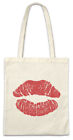 Kiss Lips Shopper Shopping Bag Kisses Red Lips Love Sweet Cute Cutie Sweety