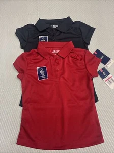 Girls IZOD Performance Easy Care Short Sleeve Polo Size XXS (4/5) Lot Of 2 NWT - Picture 1 of 5