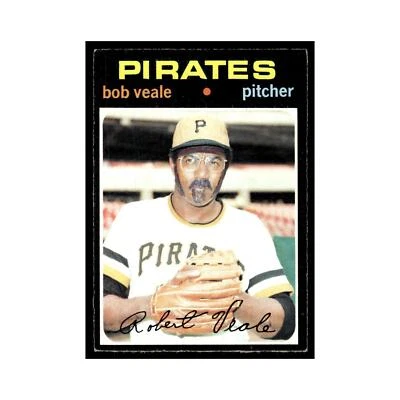 1971 Topps Baseball Card Bob Veale Pirates #368 - Image 1 of 3