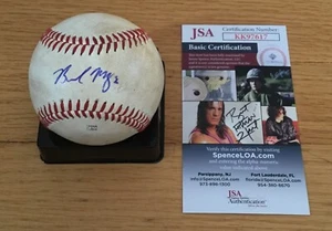 Brendan McKay Tampa Bay Rays Autógrafo Firmado Juego Usado MiLB Béisbol Certificado de Autenticidad JSA - Imagen 1 de 3