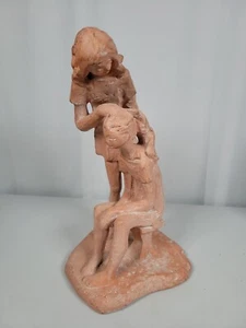 Austin Prod Sculpture Mother Daughter Brushing Hair - Picture 1 of 5