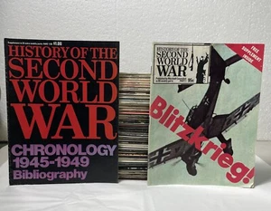History of the Second World War Magazine 96 Weekly Parts, 32 Supplements 1973-75 - Foto 1 di 10