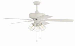 Craftmade Lighting OP104W5 Outdoor Pro Plus - 5 Blade Ceiling Fan with Light - Picture 1 of 1