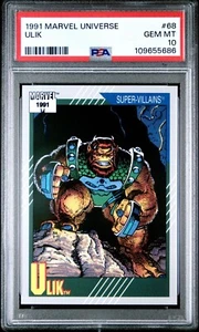 Impel Marvel Universe Ulik #68 1991 PSA 10 gemas como nuevo *pop 25 - Imagen 1 de 2