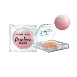SIVANNA COLORS Rainbow Baked Blush HF370 #3 12 g 0.42 oz texture is soft. - Picture 1 of 5