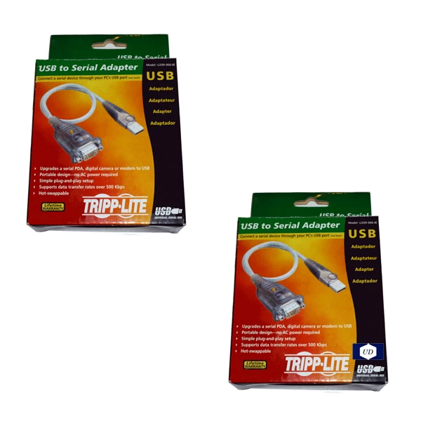 Tripp Lite USB to Serial Adapter (USB-A Male to DB9M) - Image 1 of 1