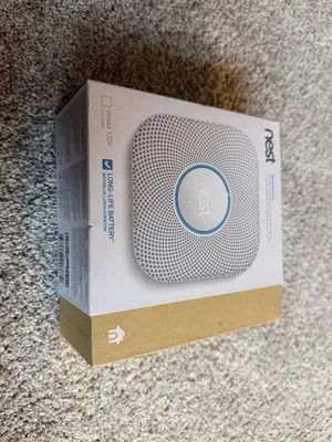 Google Nest Protect Smart Smoke Alarm Carbon Monoxide Detector Battery 2028 Exp - Image 1 of 4