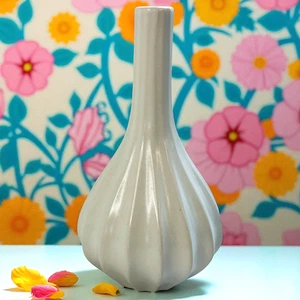 Jonathan Adler Vase Gourd Ribbed Lantern Belly Garlic Bulb Vintage Bud 6.5" H - Picture 1 of 10