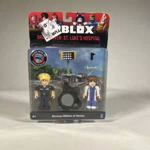 Roblox Brookhaven St. Luke's Hospital EMS and Surgeon etc. Action Figures - Picture 1 of 6