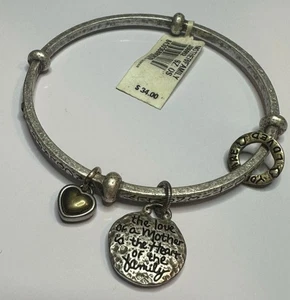 Brighton ART & SOUL Mother Love Family Armreif Armband Neu mit Etikett JB6952 Gr: P42 - Bild 1 von 6