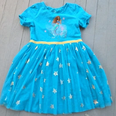 Disney Little Mermaid Dress Xl /14 - Image 1 of 4
