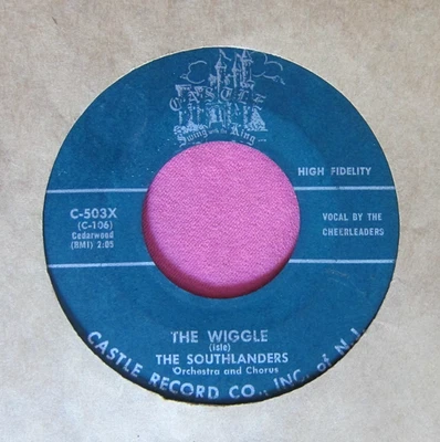 THE SOUTHLANDERS - The Wiggle / Cheerleader - 45 rpm - Castle 503 - Image 1 of 2