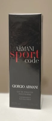 Giorgio Armani Code Sport 2,5 oz 75 ml eau de toilette para hombre nuevo sellado Foto 1 de 4