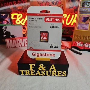 Package Damage Gigastone 64GB SDXC UHS-I Memory Card U1 Class 10 Prime Series - Picture 1 of 2