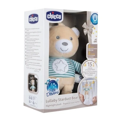 CHICCO FIRST DREAMS LULLABY STARDUST BEAR ORSETTO LUCE DA NOTTE 11128 - Immagine 1 di 2
