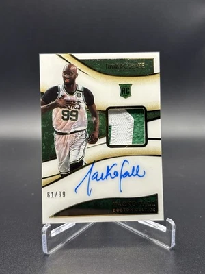 2019-20 Immaculate Collection Tacko Fall RC Patch Rookie Auto /99 #106 - Image 1 of 2