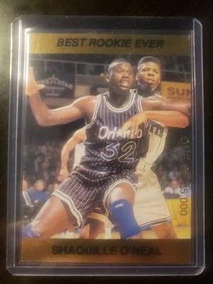 1992-93 Шакил О'Нил лучший дебютант когда-либо промо-карта #6 /25000 Орландо Magic SP - Изображение 1 из 2