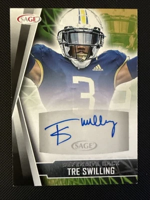 Tre Swilling #A-TS Sage Football Autograph 2022 Georgia Tech - Image 1 of 2