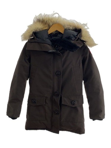 Piumino lungo CANADA GOOSE XS poliestere BRW tinta unita 2603jl