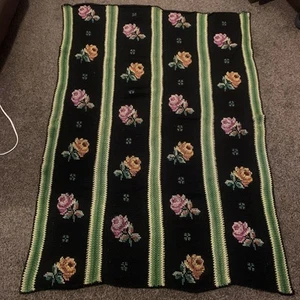 Vintage 45inx62in  Afghan Blanket - Picture 1 of 6