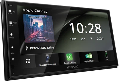 Kenwood DMX6523DABS 2 DIN Autoradio DAB+ Wireless Apple CarPlay Android Auto - Bild 1 von 4