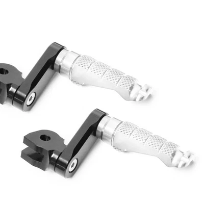 Silver R-FIGHT Front 40mm Adjustable Foot Pegs For Ducati Monster S4 916cc 00 01 - Изображение 1 из 4