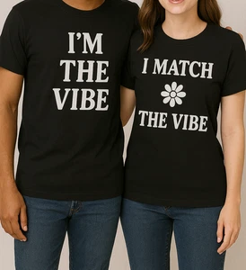 Inspirational Faith Couples I'm the Vibe I Match the Vibe T-Shirt/Hoodie - Bild 1 von 1