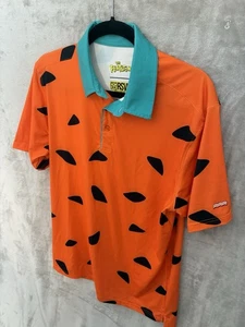 RSVLTS Flintstones Poloshirt Herren M Frühstücksbälle Golf Roosevelts Bowling - Bild 1 von 15