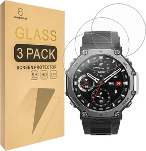 Mr.Shield Screen Protector compatible with Amazfit T-Rex 3 [Tempered clear - Picture 1 of 5