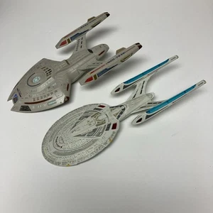 Eaglemoss STAR TREK XL Enterprise NCC-1701-E 10.5" + NCC-72381 10” NO EXTRAS!!! - Picture 1 of 14