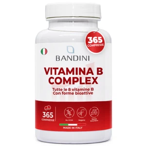 Bandini® Vitamina B Complex 365 Compresse ad Alto Dosaggio - Vegan (Per 1 Anno) - Foto 1 di 6