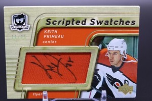 2005-06 UD The Cup Scripted Swatches SS-KP Keith Primeau 11/25 Phil Flyers !!