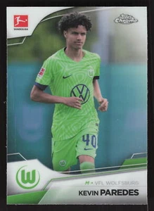 2022-23 Topps Cromo Bundesliga #95 Kevin Paredes Refractor VfL Wolfsburgo - Imagen 1 de 2