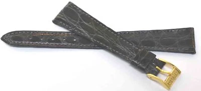 RADO LADIES GREY GENUINE CROCODILE 8176 WATCH BAND 16MM - Image 1 of 2