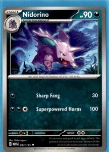 Nidorino - 033/165 - Uncommon - Pokemon 151 - Picture 1 of 1