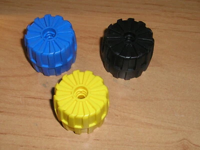 Lego 2x Rad Reifen Hartplastic mittelgroß 2593 Farbauswahl (F18) - Bild 1 von 4