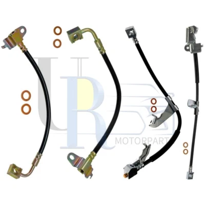 Manguera hidráulica de freno trasero delantero Dorman 4 piezas para Ford Taurus 1996-2003 2004 2005 Foto 1 de 4