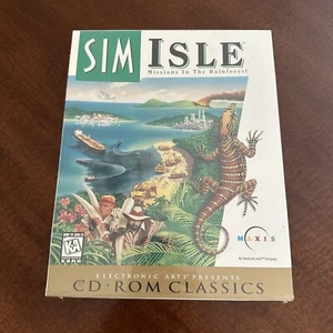 Sim Isle Missions In The Rainforest CD-ROM 1997 Maxis Windows 95 DOS Mac NEW NOS - Picture 1 of 2