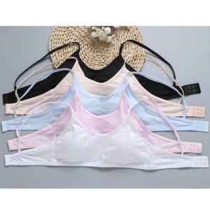 Teen Girls Underwear Soft Padded Cotton Bra Young Girls for Yoga Sports Bra - Picture 1 of 11