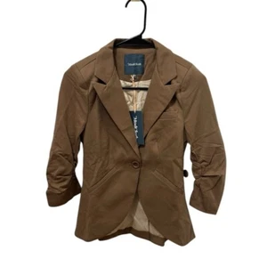 ModCloth Fine And Sandy Blazer Size XXS - Picture 1 of 5